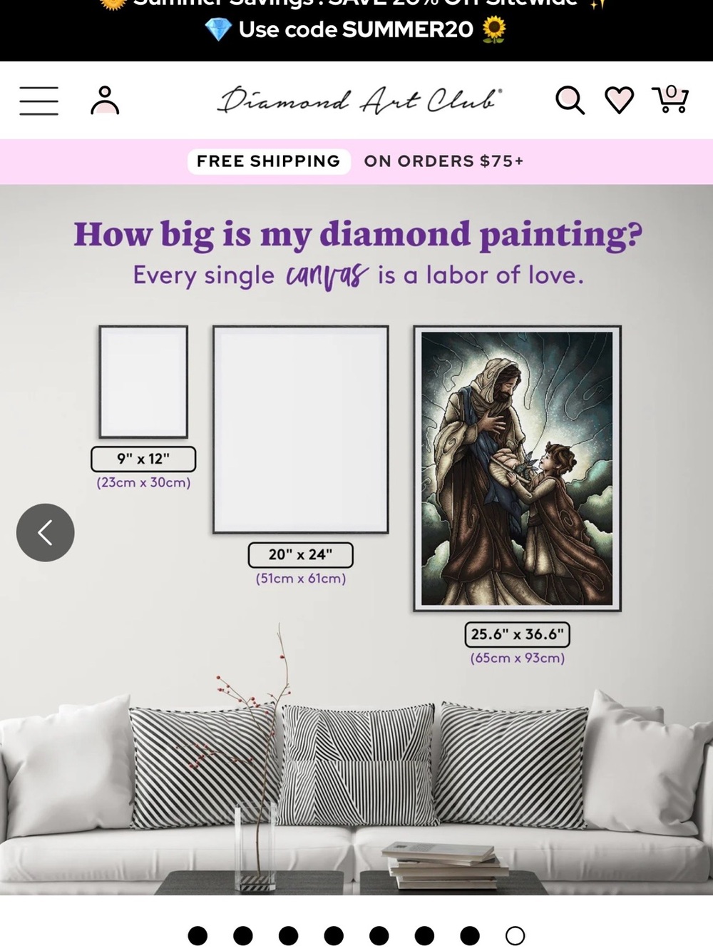 Rare Retired Diamond Art Club Giving Hope by Mandie Manzano New Sealed - Picture 5 of 6